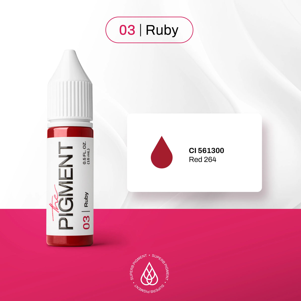 The Pigment 03 Ruby Pigment (15ml)