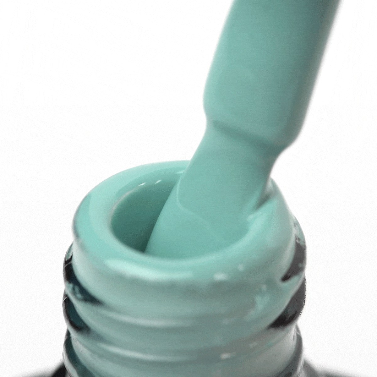 OCHO NAILS Hybrid nail polish in green 701, 5g bottle with the vibrant, glossy finish of the gel-like nail color.