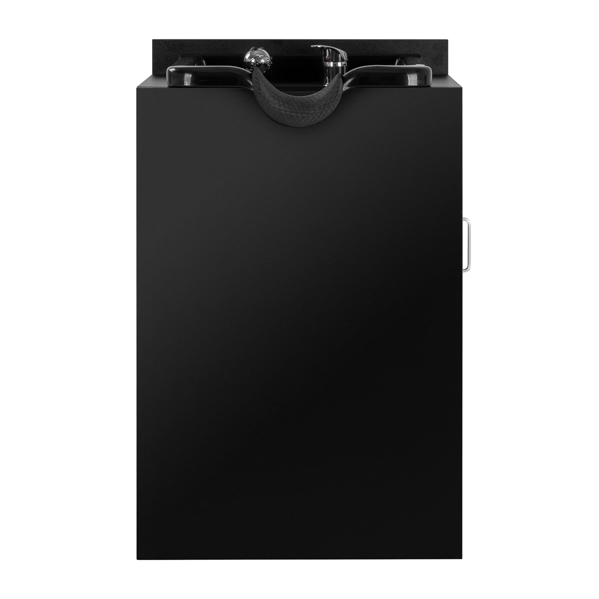 Gabbiano barber station for hair washing with sink and chair, designed for professional hair salon use.