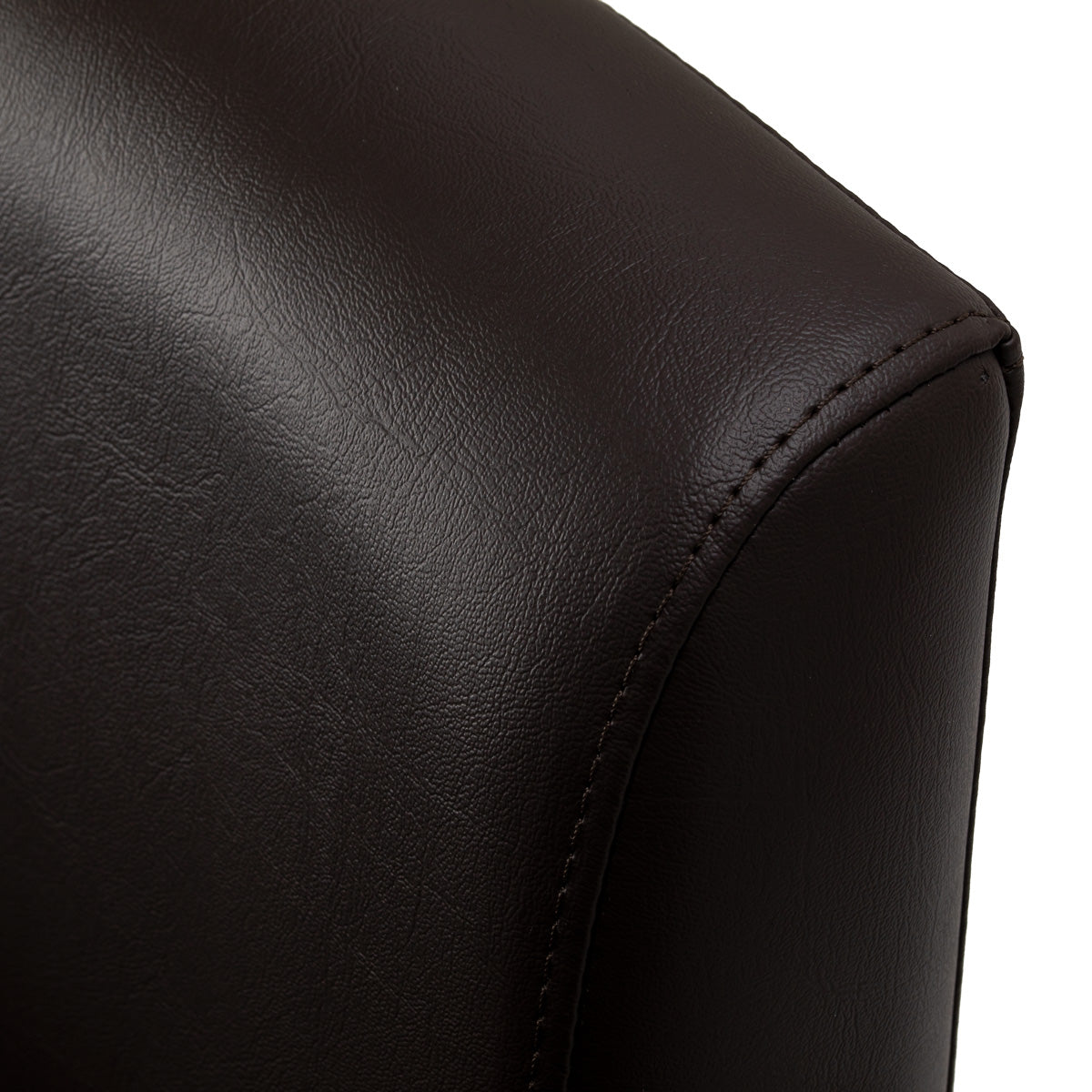 Brown Gabbiano Lucca hairdressing chair with cushioned seat and backrest, adjustable height, and stylish design.