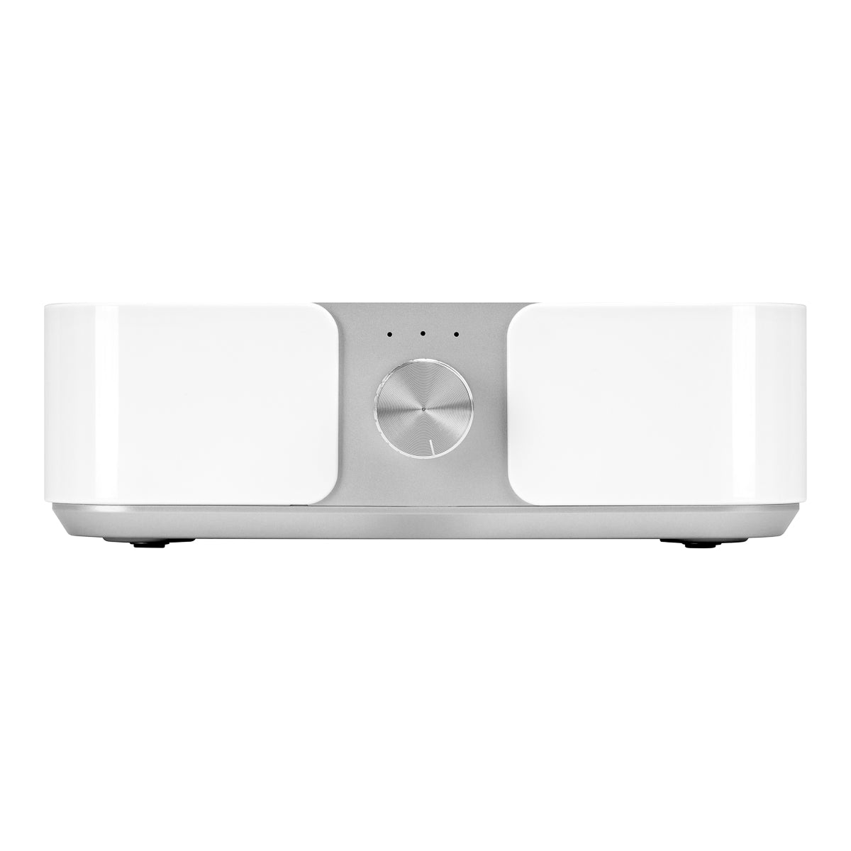 White and silver MOMO Dust Absorber P30 60W with sleek design and filter, shown in close-up.