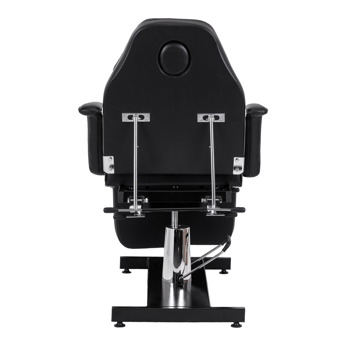 Sillon 210 salon chair detail with durable black upholstery