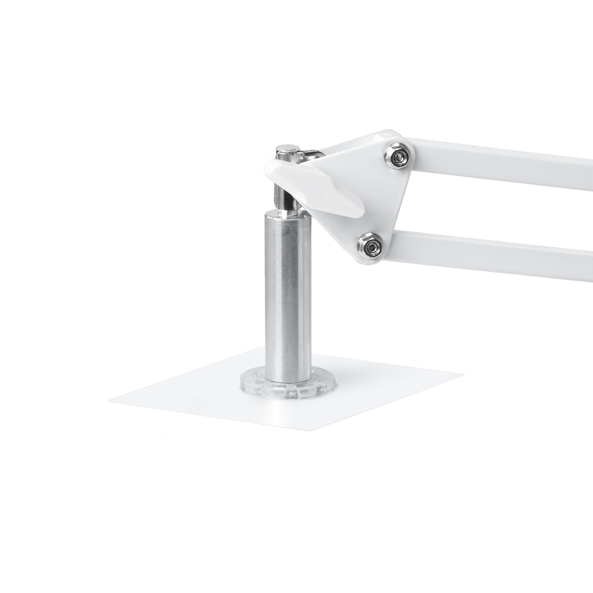 GLOW verstellbarer UV/LED-Pediküre-Lampenständer – Weiß; Lampen-Montageplatte im Detail