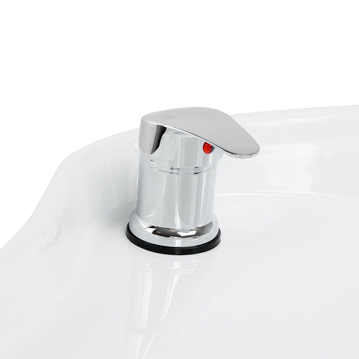 Gabbiano Sylvia Plus Elektrische Friseurwaschanlage Mit Massage – Beige · Mischbatterie
