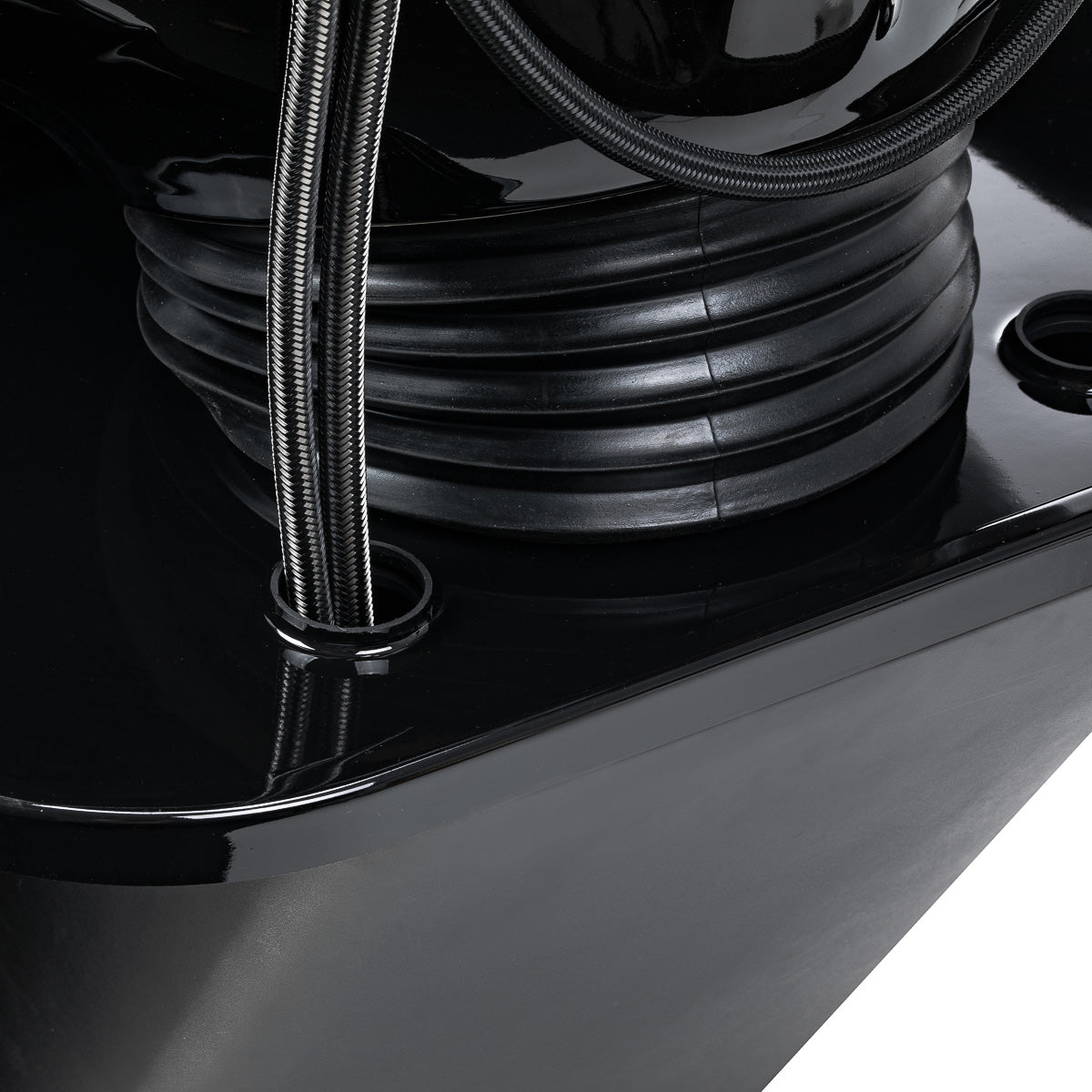 Gabbiano Ines Elektrische Friseurwaschanlage Mit Massage – Schwarz · Befestigungsdetail