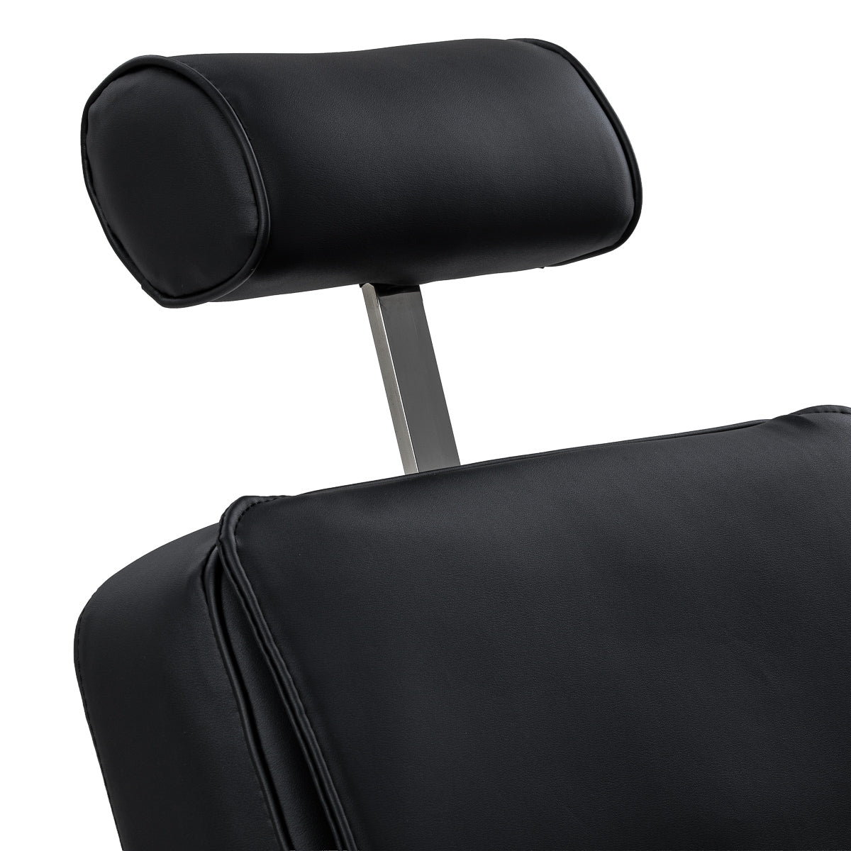 Gabbiano Continental Barberstuhl Mit Massage – Schwarz · Ausgezogene Kopfstütze