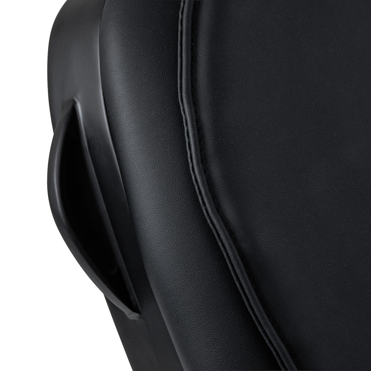 Gabbiano Francesco Barberstuhl Mit Massage – Schwarz, Schwarze Basis · Rückenlehnendetail