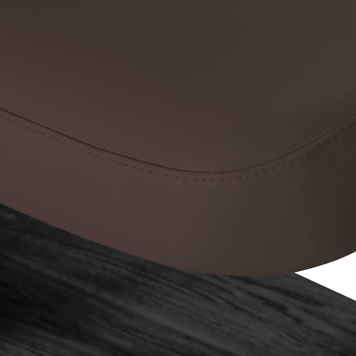 Sillon Relax Elektrische SPA-Liege – Dunkelbraun, Untergestell Schwarz · Abnehmbarer Bezug