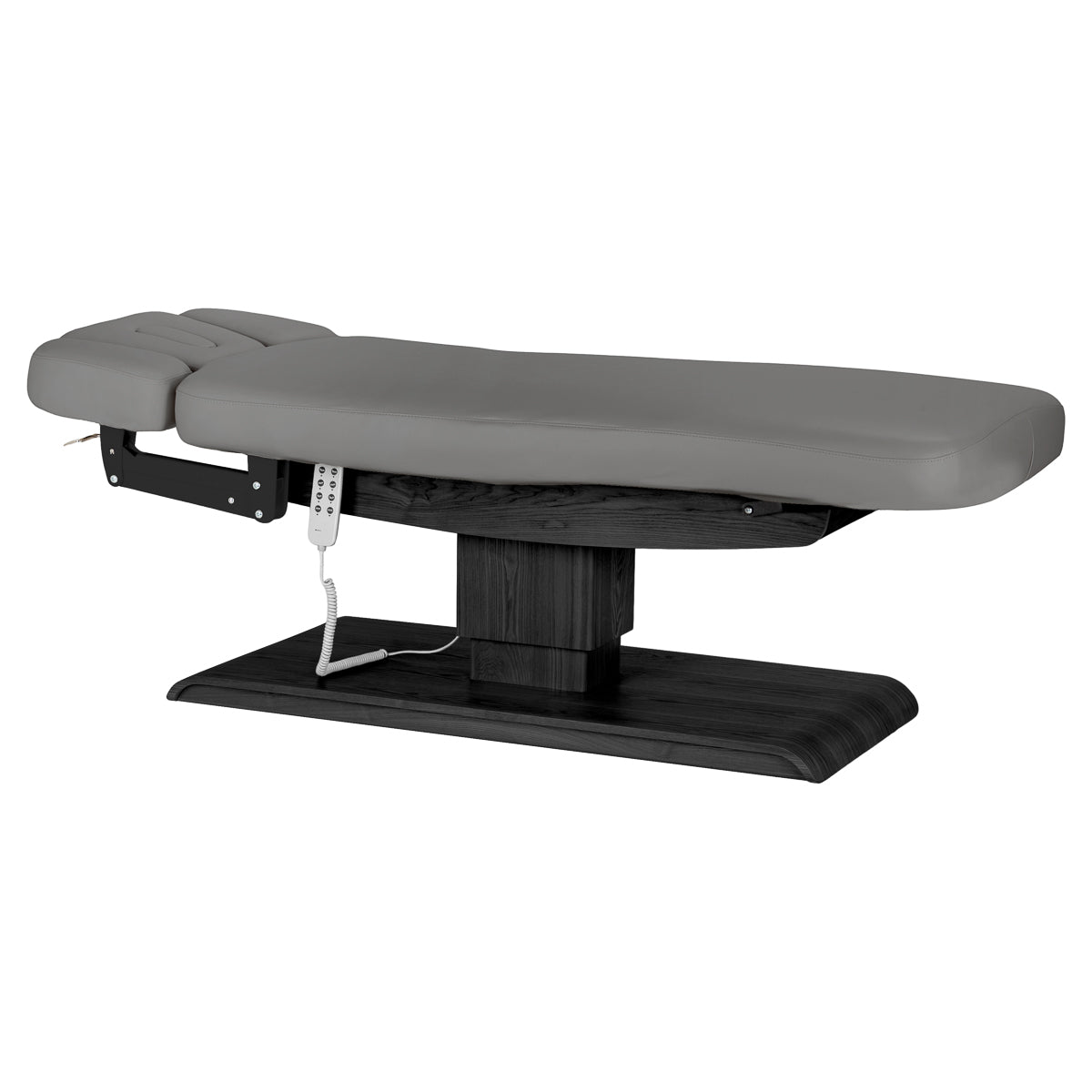 Sillon Relax Elektrische SPA-Liege – Grau, Untergestell Schwarz · Gesamtansicht