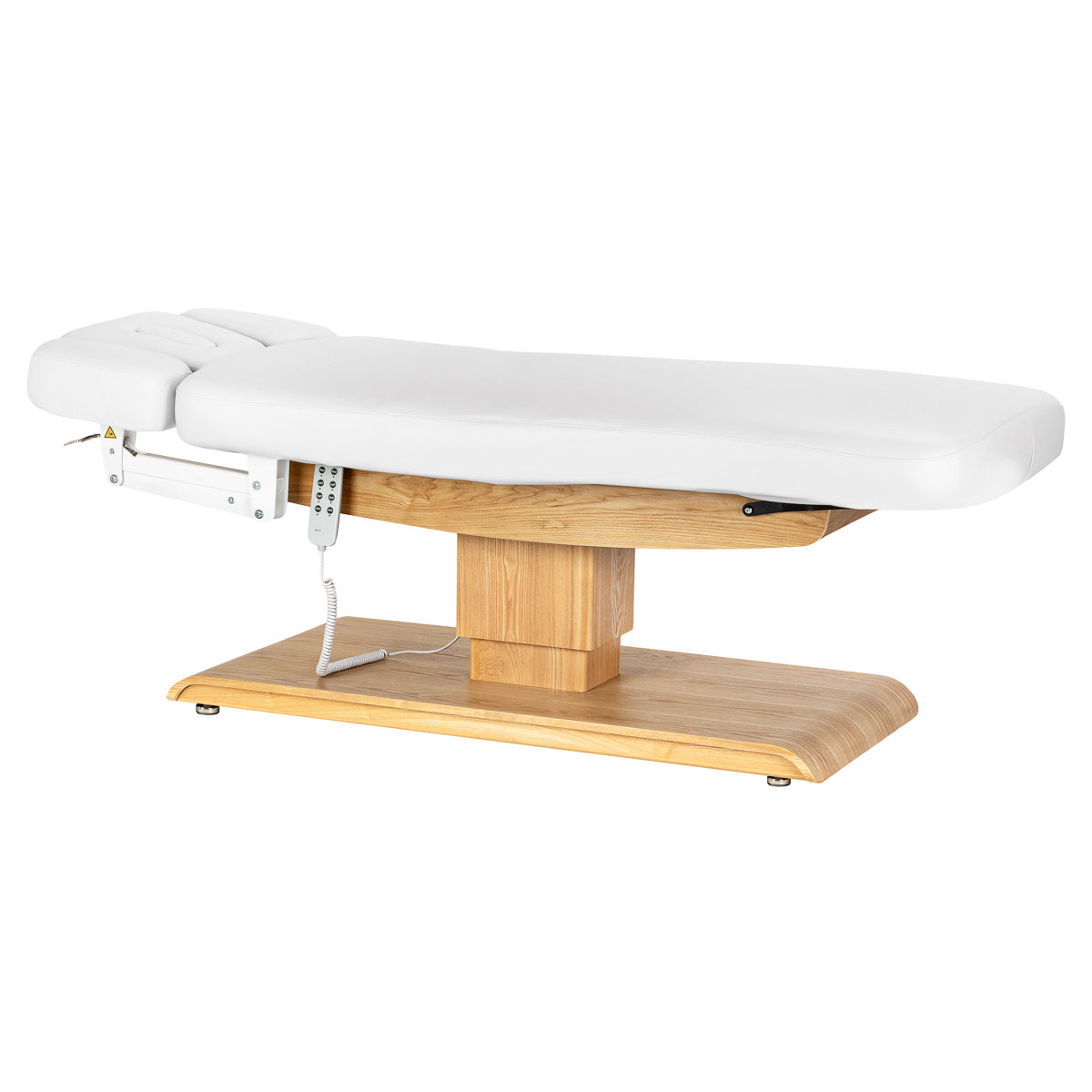 Sillon Relax · weiß / hellbraun · flache Position