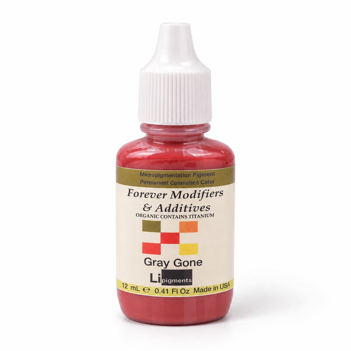 Li Pigments Forever Gray Gone Modifier 12ml — product packaging on white background