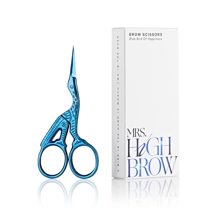 Mrs Highbrow Blue Brid Brow Scissors - BVShop