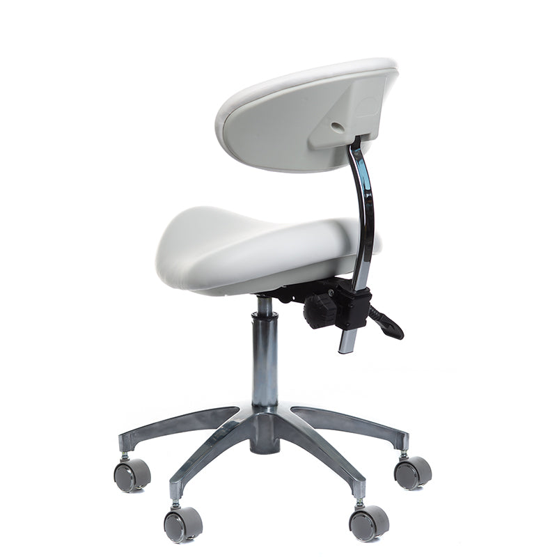 Taboret medyczny z oparciem BD-Y925 White - BVShop