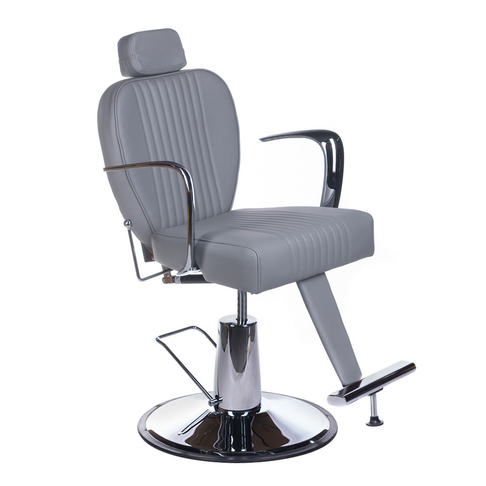 Fotel barberski OLAF BH-3273 Light gray - BVShop