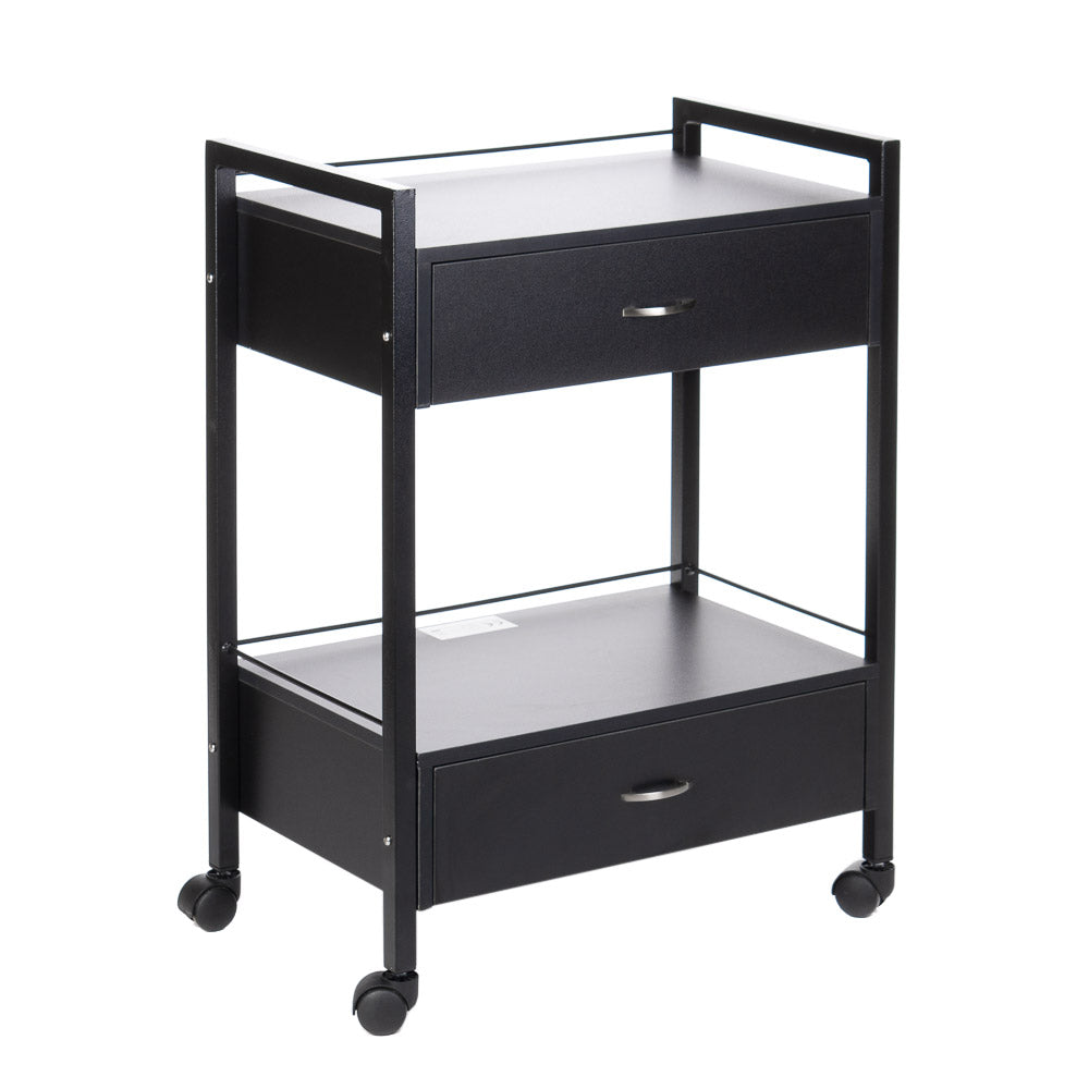 Black Beauty System Cosmetic Cabinet BY-7017 with multiple storage compartments and sleek design for organized beauty products.