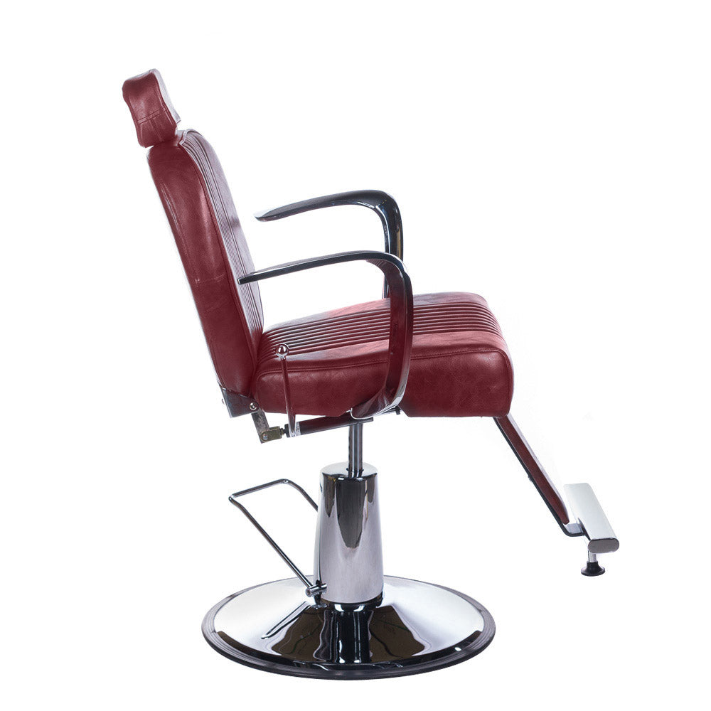 Fotel barberski OLAF BH-3273 Cherry Red - BVShop