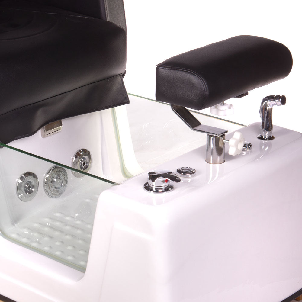 Fotel do pedicure z masażem BR-2310 Czarny - BVShop