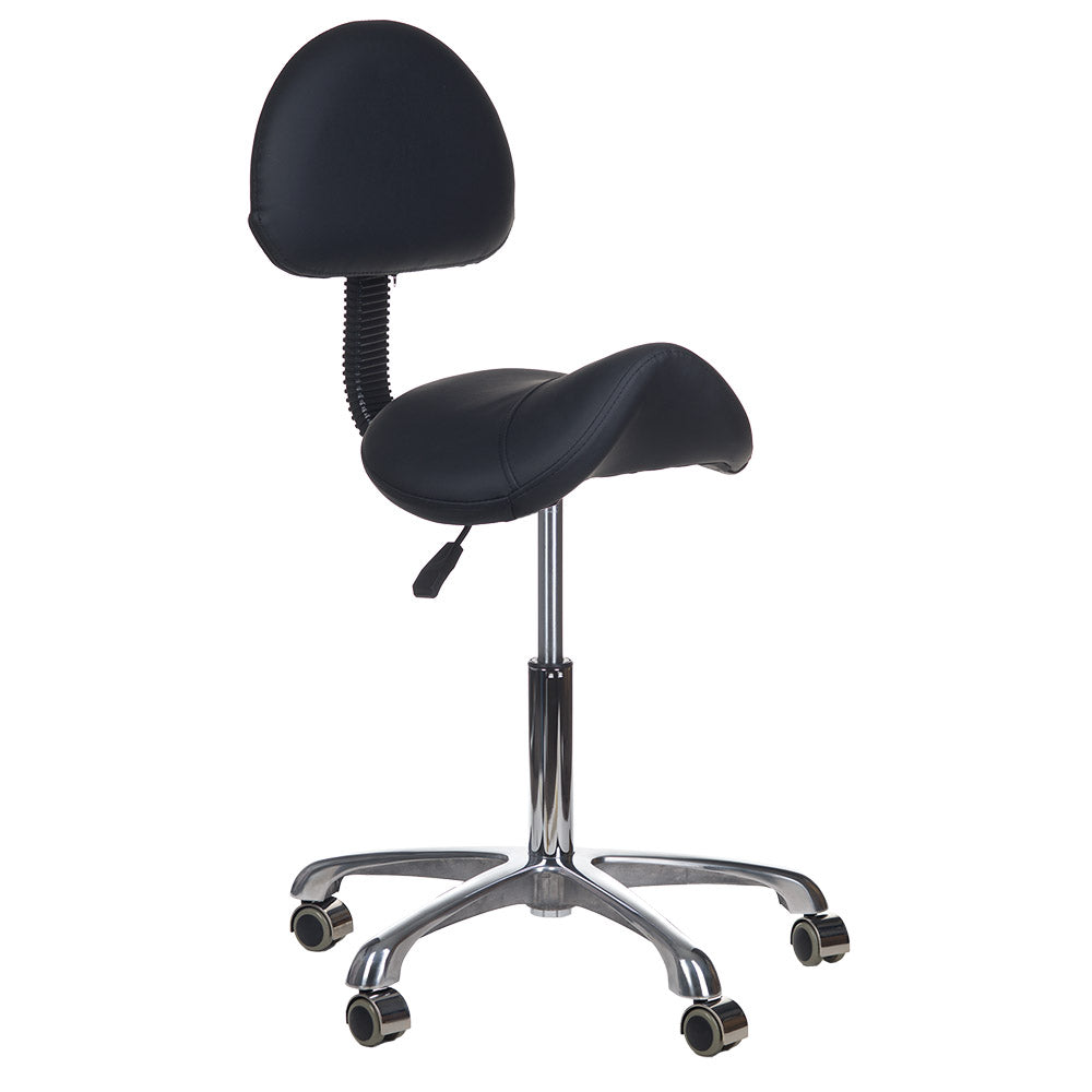 2-Taboret kosmetyczny BY-8373 czarny-2