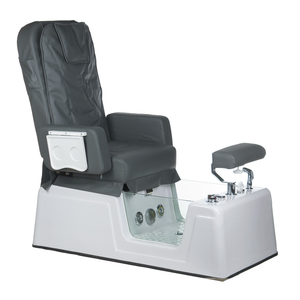 Fotel do pedicure z masażem BR-2310 Szary - BVShop