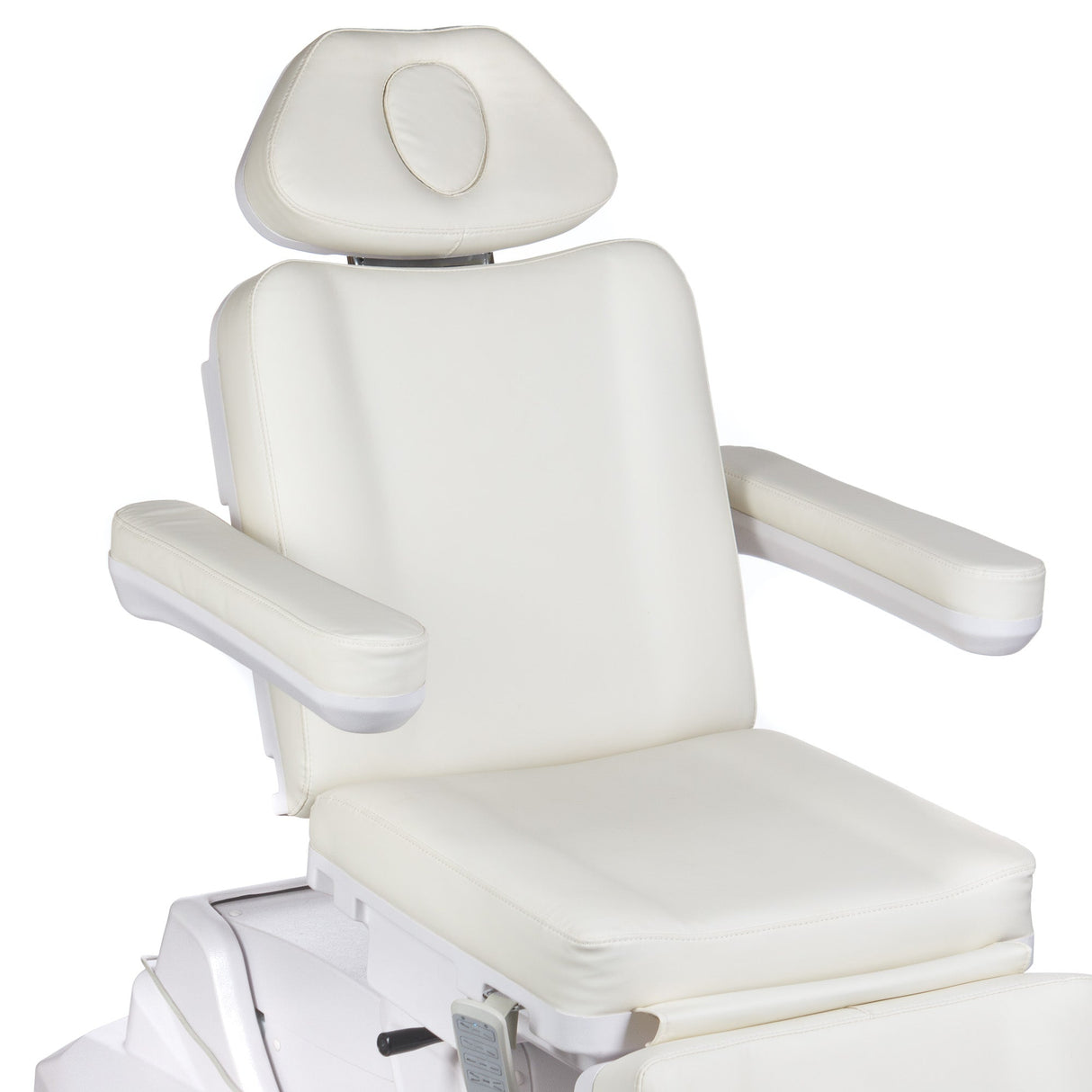 Electric cosmetic chair heated BR-6686 white - BVShop