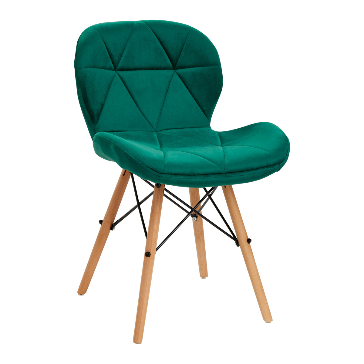 4Rico Cosmetic chair QS-186 green velvet - BVShop