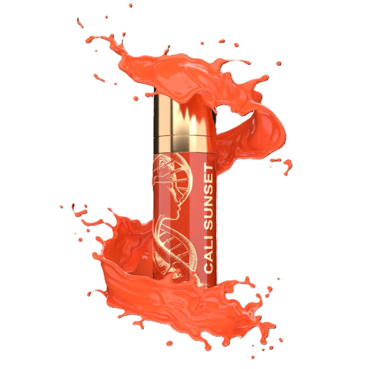 BROW DADDY × DNA Pigments Gold Kollektion Lippen Cali Sunset