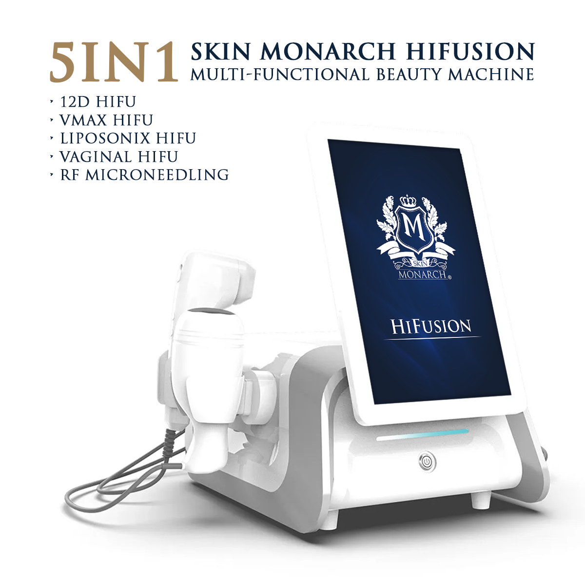 Skin Monarch 5-in-1 Mehrzweck-HIFU-Gerät