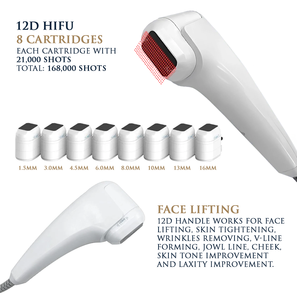 Skin Monarch 5-in-1 Mehrzweck-HIFU-Gerät