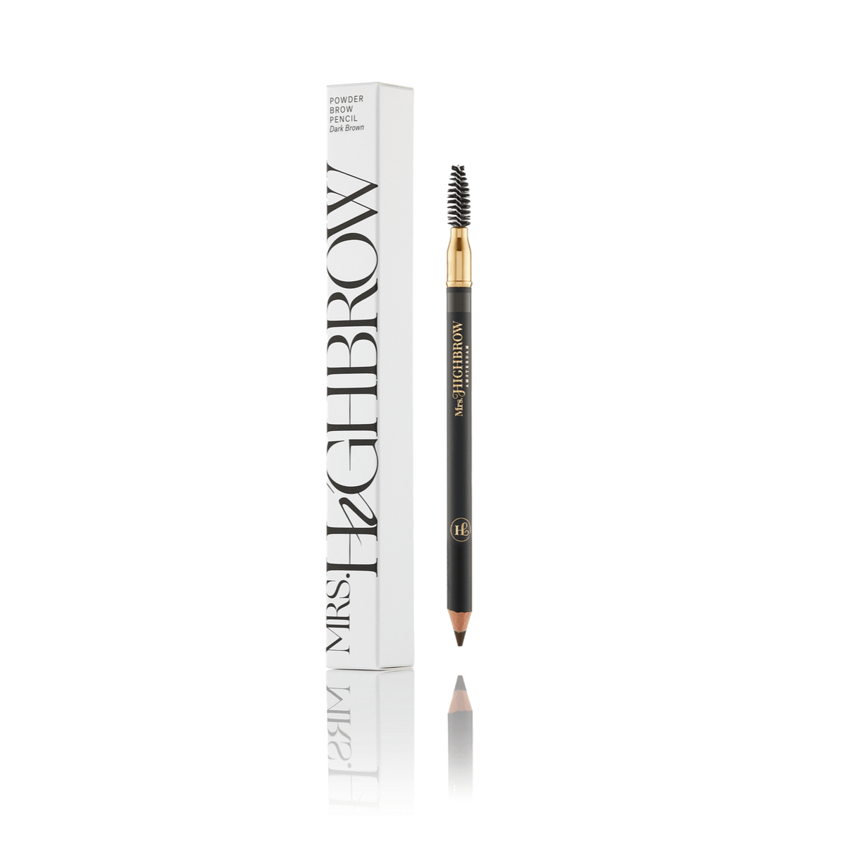 Mrs Highbrow Powder Brow Pencil Dark Brown - BVShop
