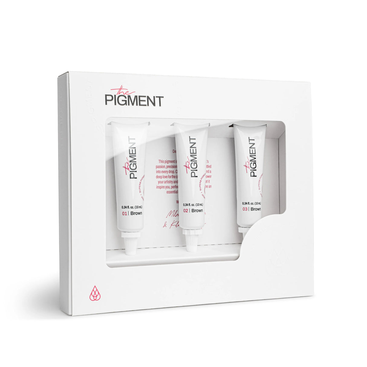 The Pigment Microblading Pigment Kollektion 3x10ml