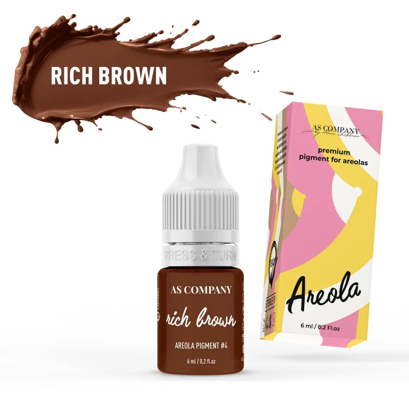 AS COMPANY Hybrid Areola Pigment Set 6 × 6ml - BVShop