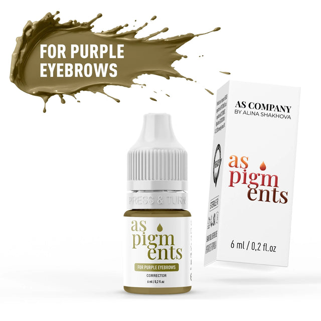 AS COMPANY For Purple Eyebrows / Corrector (AS Pigments) 6/12ml - BVShop