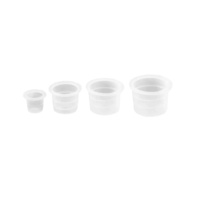 Tattoo Ink Cups 100pcs 8mm/12mm/15mm/17mm - BVShop