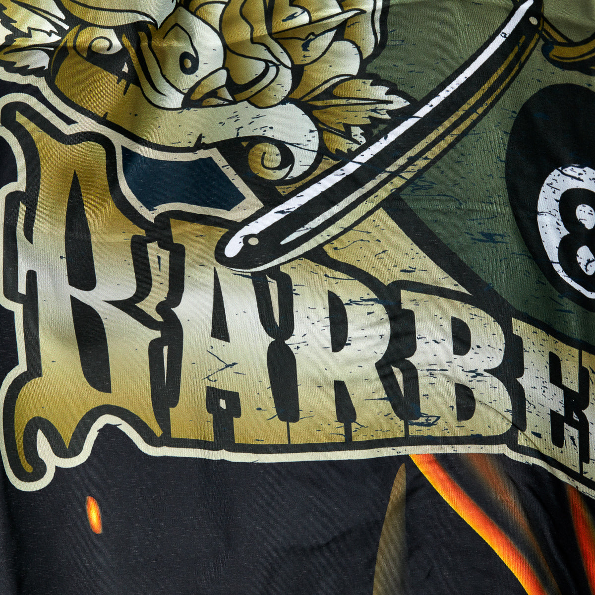 Barber hairdressing cape with elastic band J-455 - BVShop