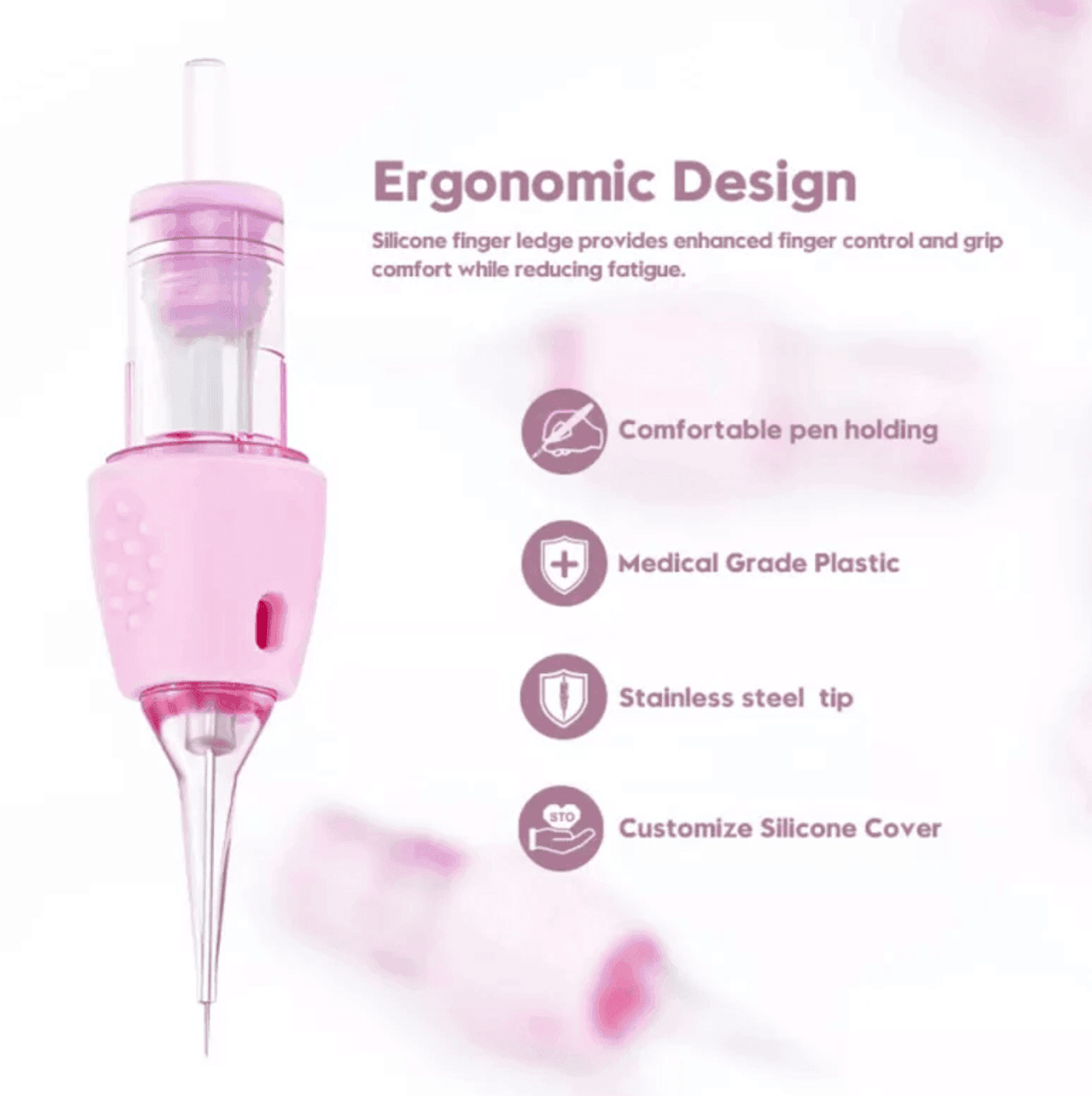 Biomaser Thunderload Power Pink Flat Cartridges - BVShop