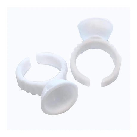 Disposable Plastic Ink Ring Cups Nr.2 White - BVShop