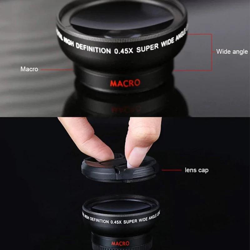 Mobile Phone Wide Angle And Macro Camera Lens - BVShop