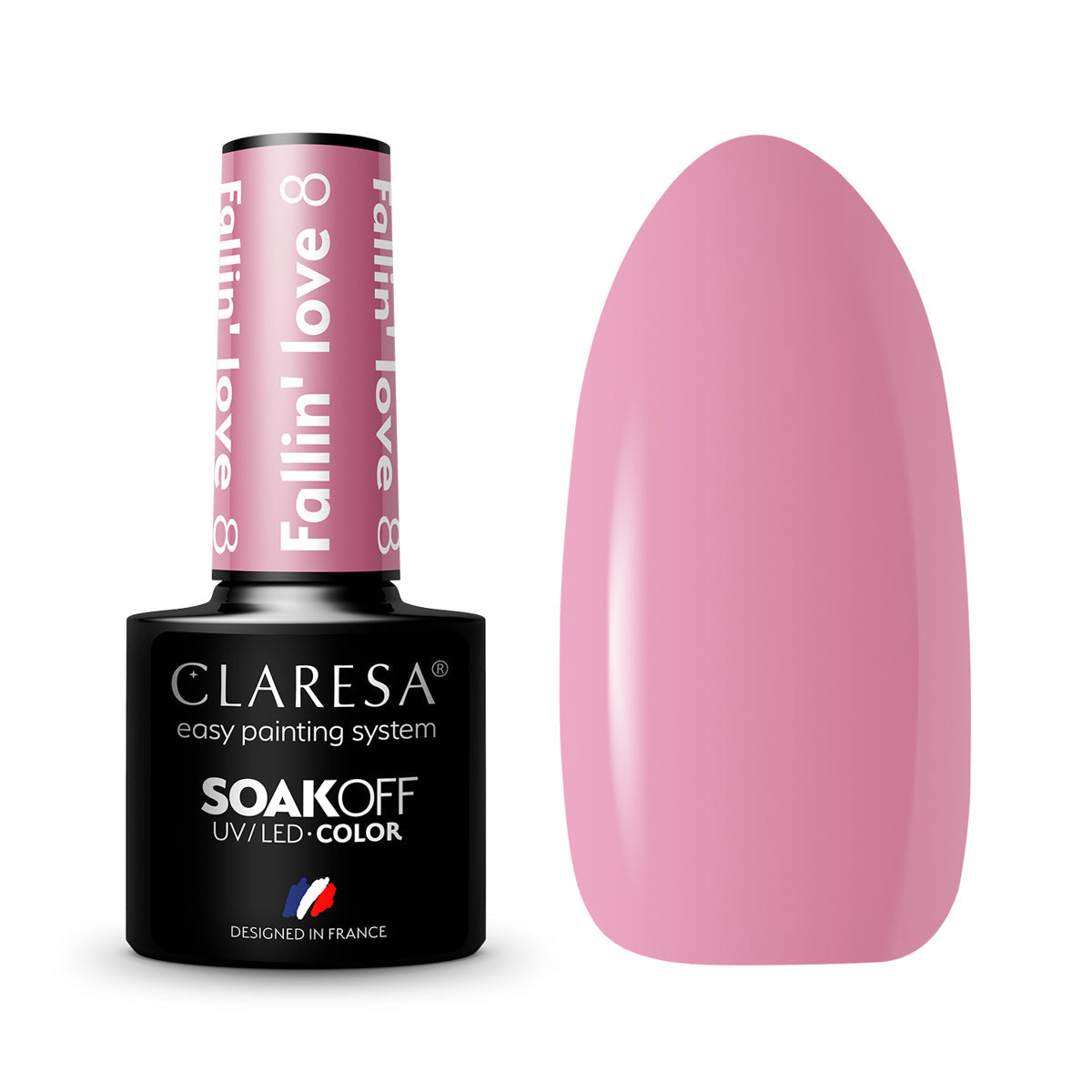 CLARESA Hybrid nail polish FALLIN "LOVE 8 -5g - BVShop