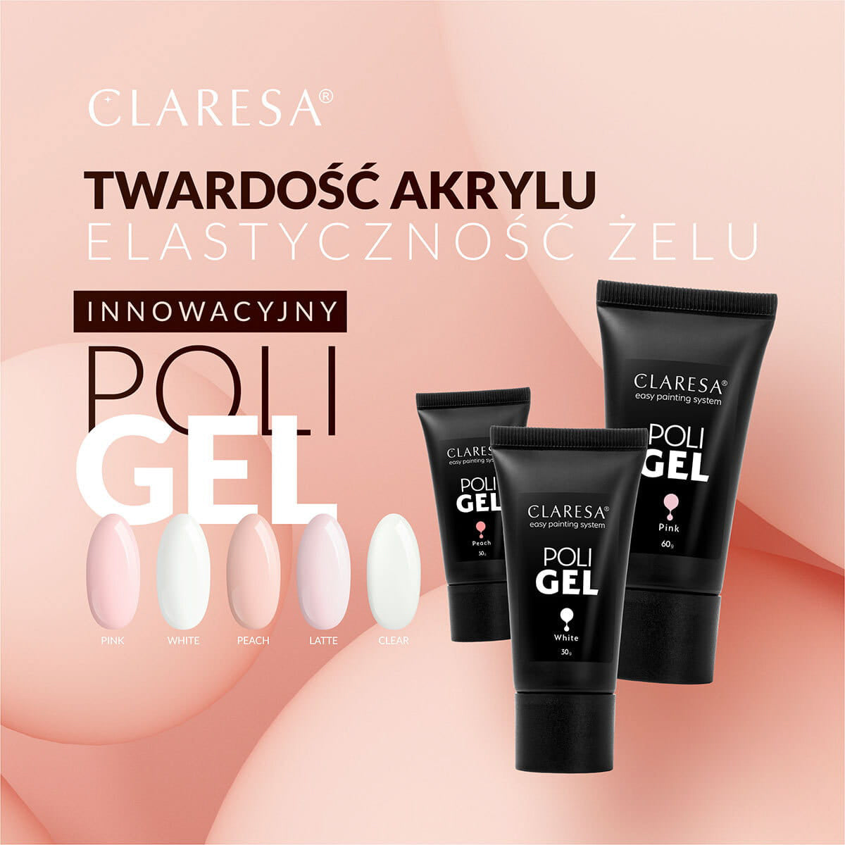 CLARESA POLI GEL LATTE 30 g - BVShop