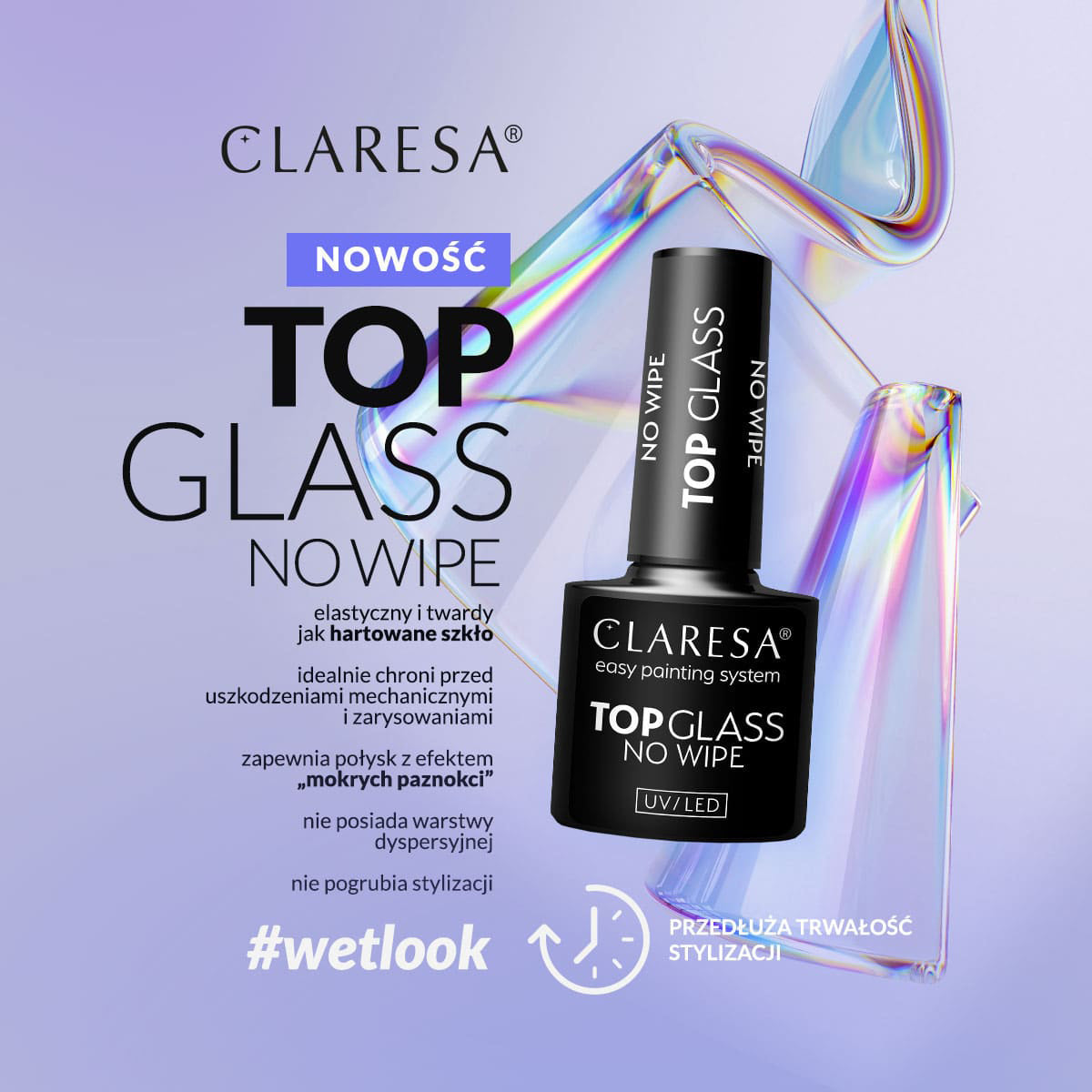 CLARESA Top Glass No wipe 5g - BVShop