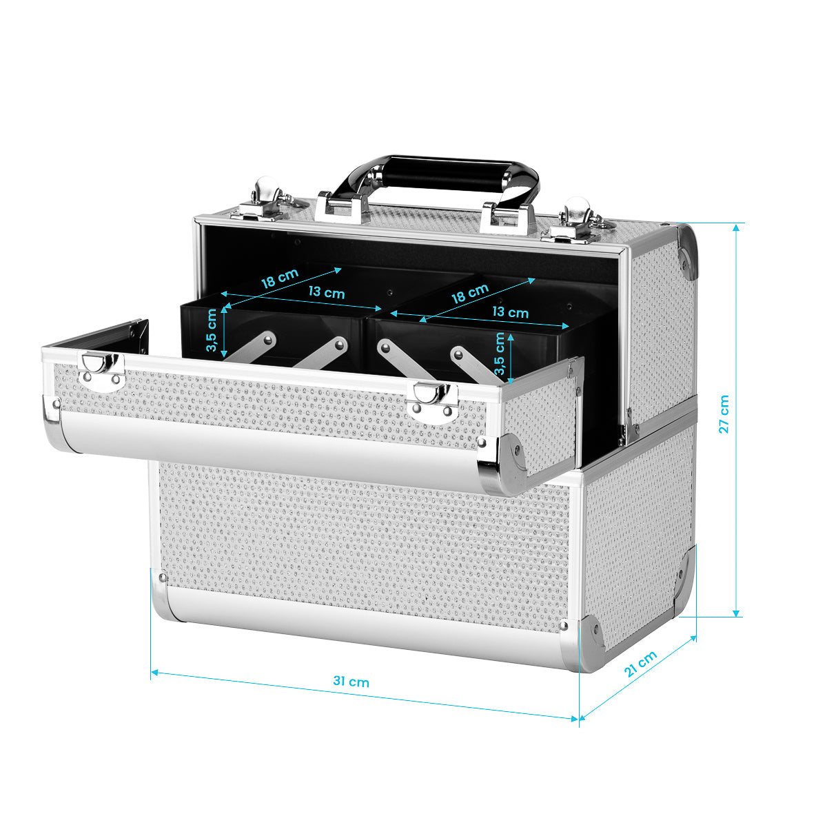 Cosmetic case 44 silver - BVShop