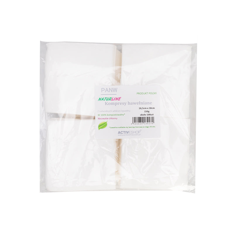 COTTON COMPRESSES NATURLINE 150G 16.5cm x18cm - BVShop
