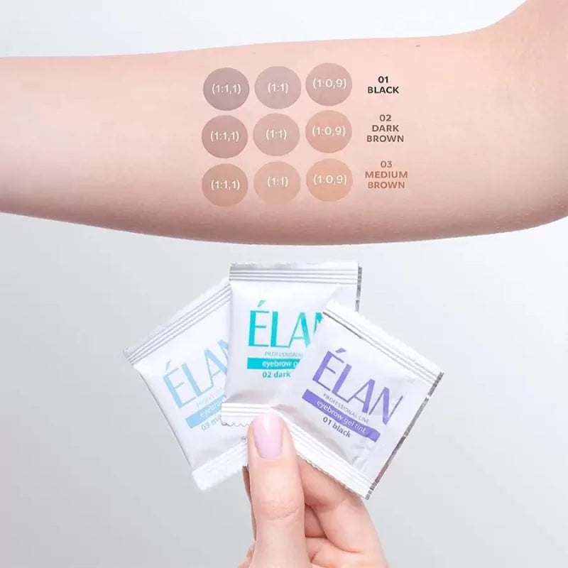 Elan Mini Eyebrow Gel Tint With Oxidant - BVShop