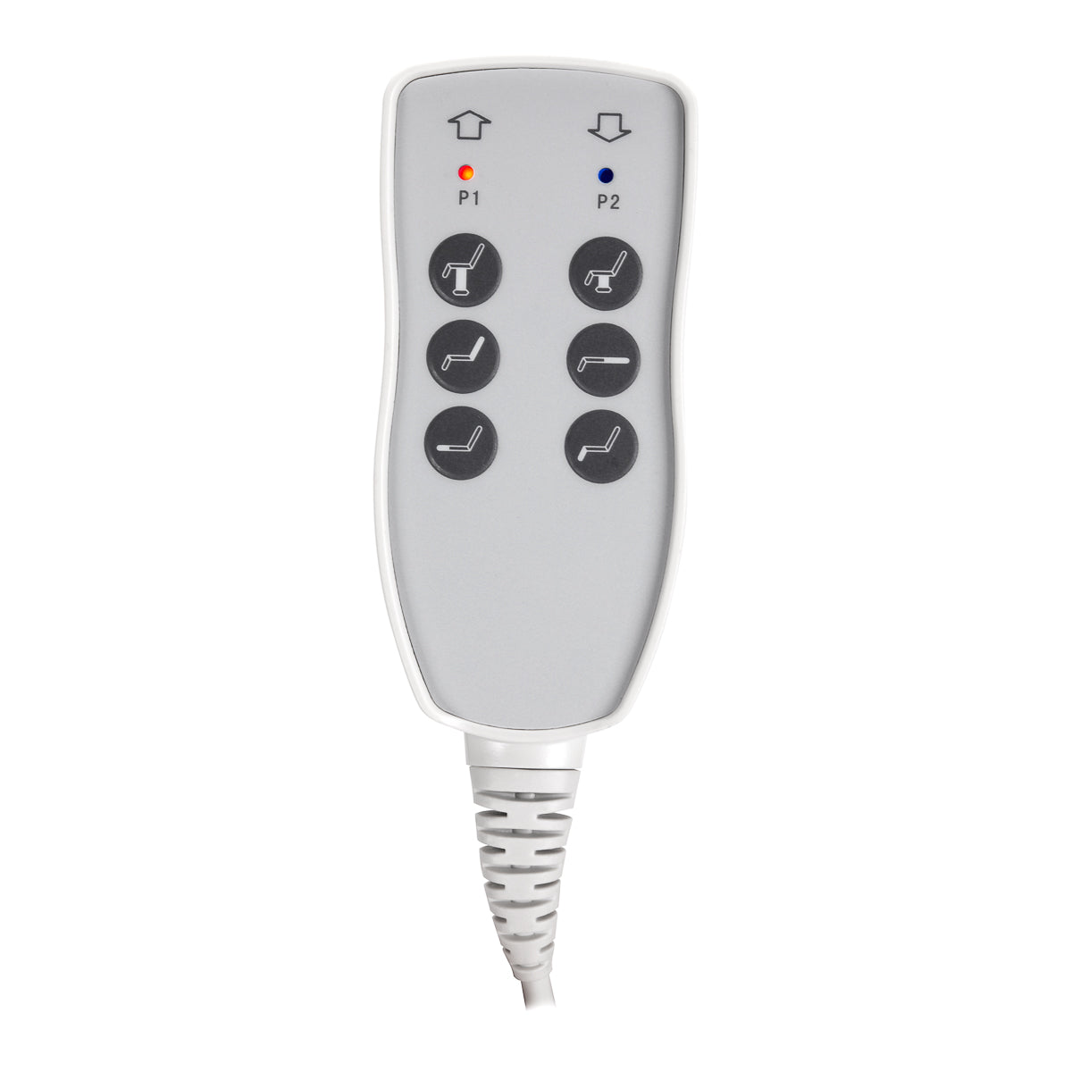 Electric cosmetic chair Azzurro 803D 3-motors grey - BVShop