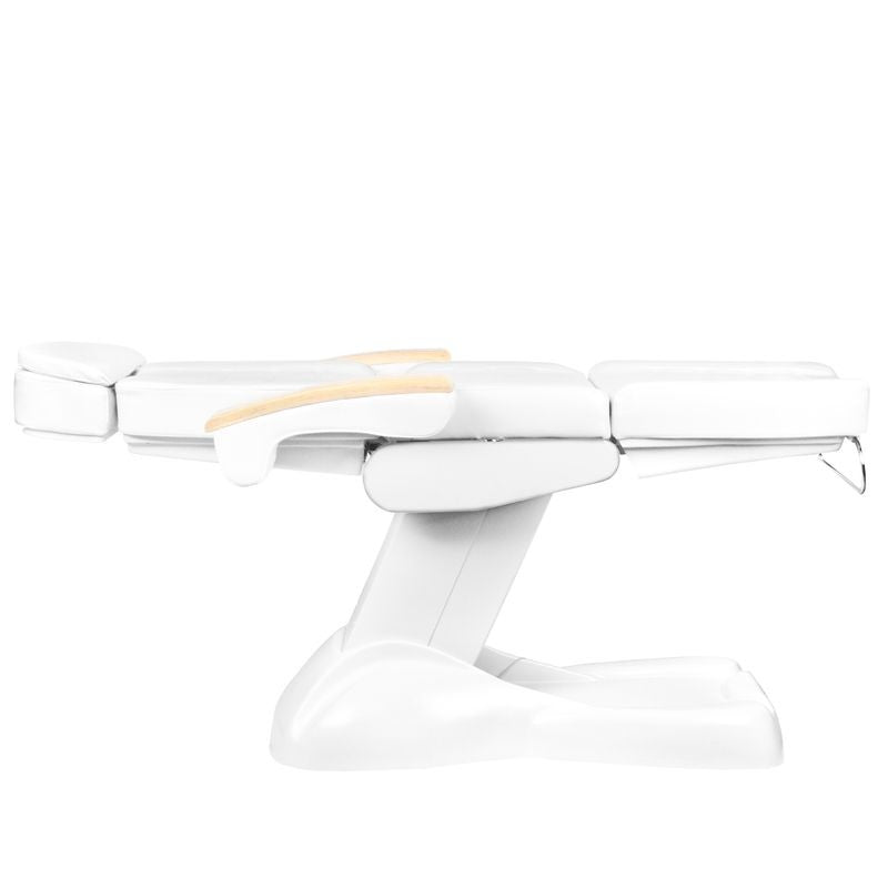 Electric cosmetic chair lux white / beech 3m - BVShop