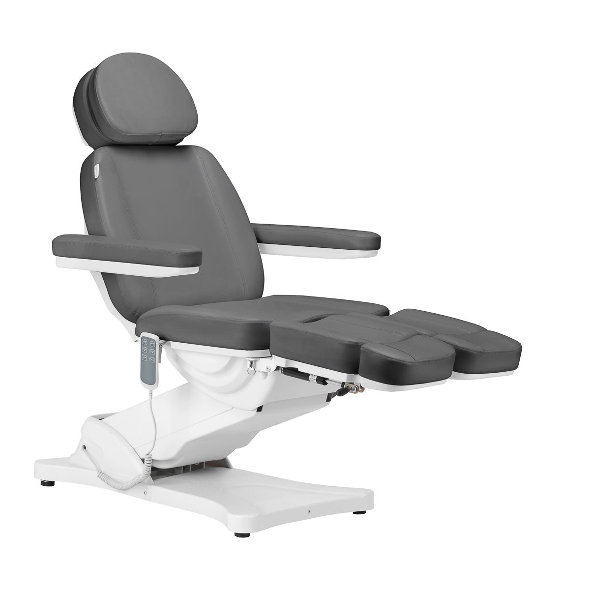 Electric cosmetic chair SILLON CLASSIC 3 motors with pedi cradle gray - BVShop