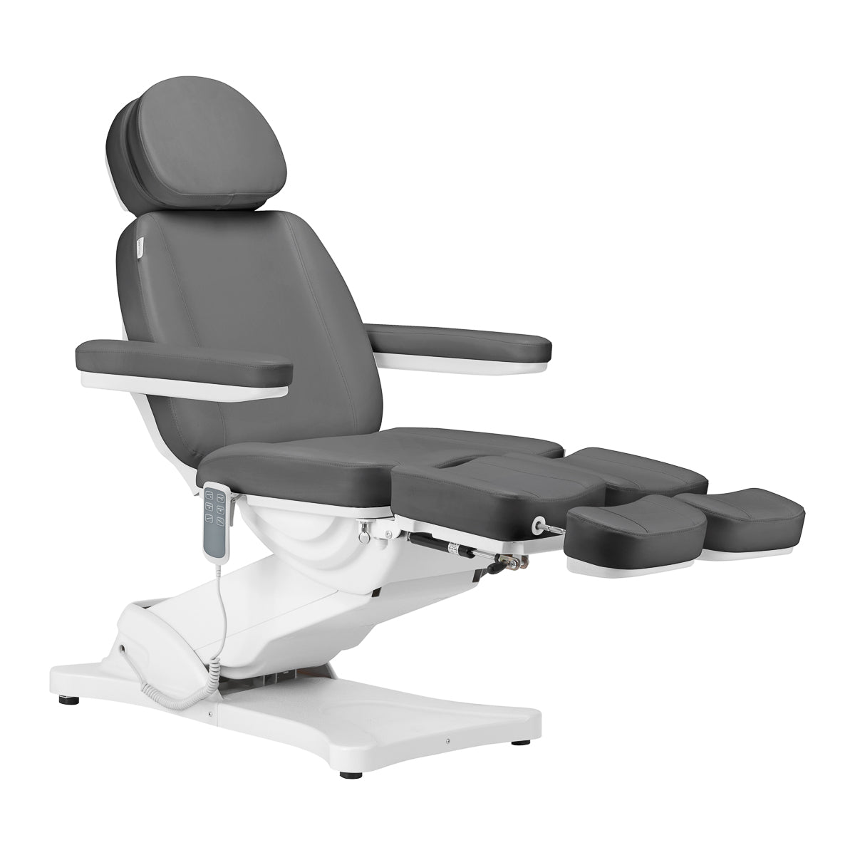 Electric cosmetic chair SILLON CLASSIC 3 motors with pedi cradle gray - BVShop