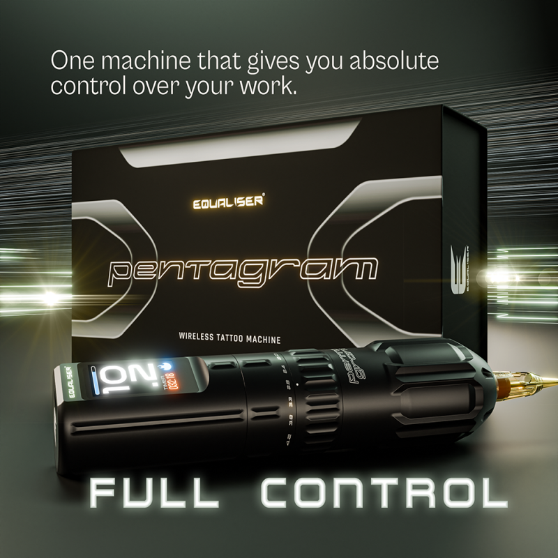Equalizer Pentagram Kabellose Tätowiermaschine