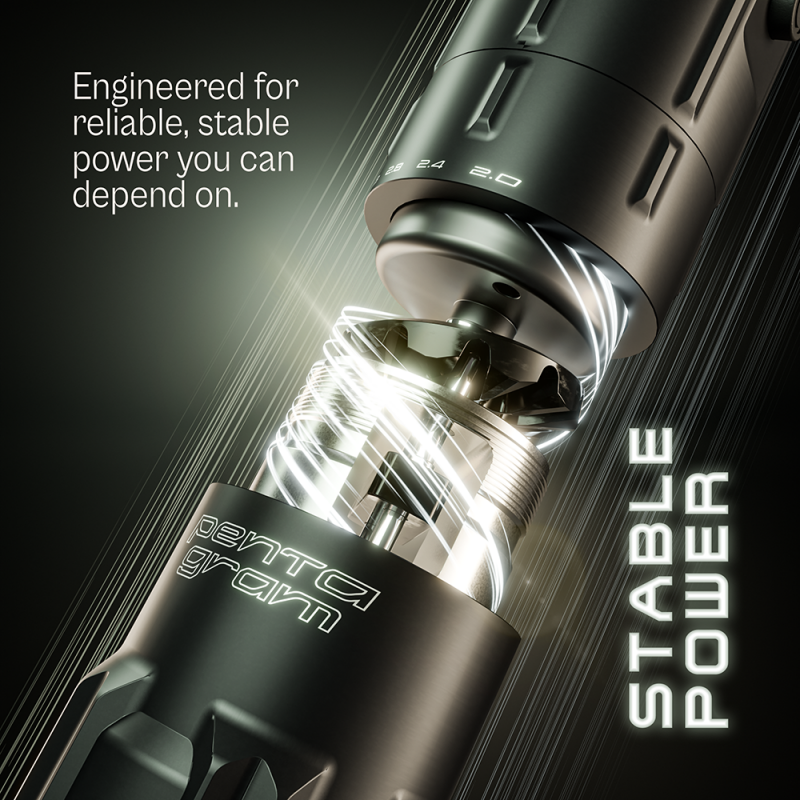 Equalizer Pentagram Kabellose Tätowiermaschine