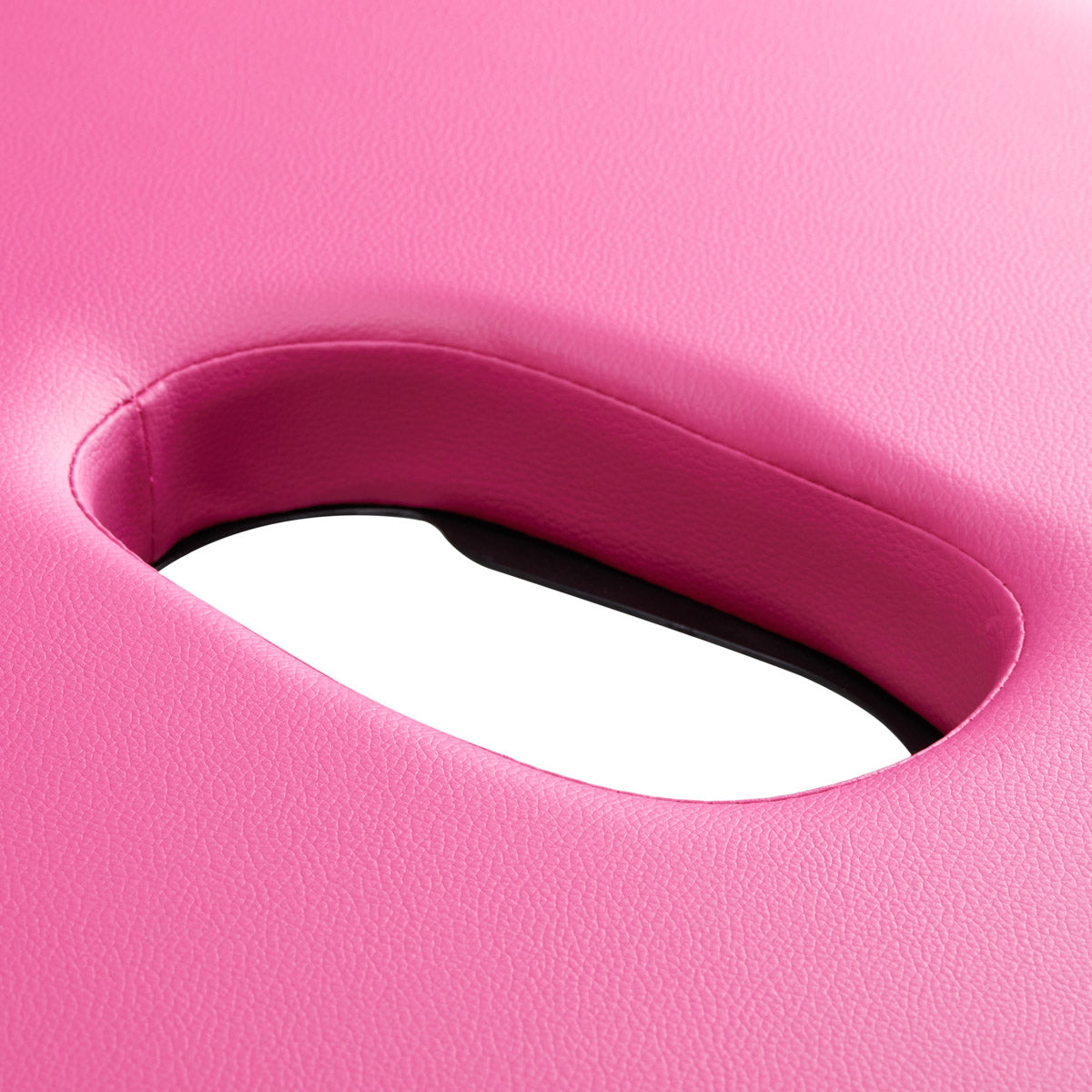 Folding massage table wooden Activ Fizjo comfort 2 segment pink black wood - BVShop